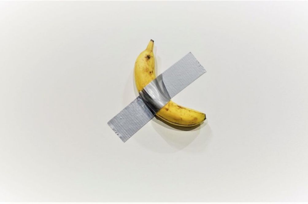 An Art Gallery In Miami Is Selling A Banana And Tape Installation For